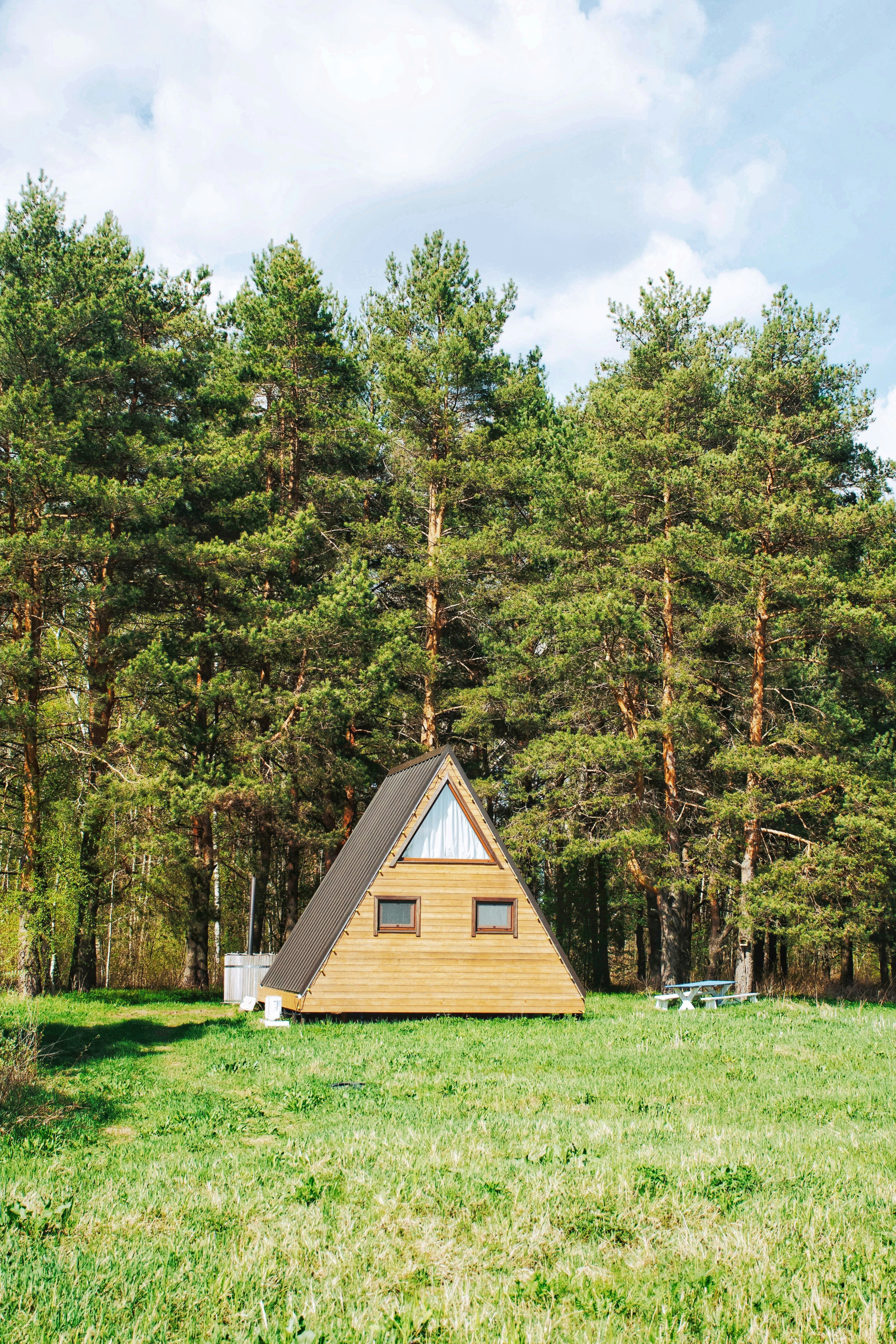 Luxury glamping with nature views